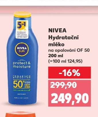 NIVEA Hydratační mléko na opalování OF 50 200 ml