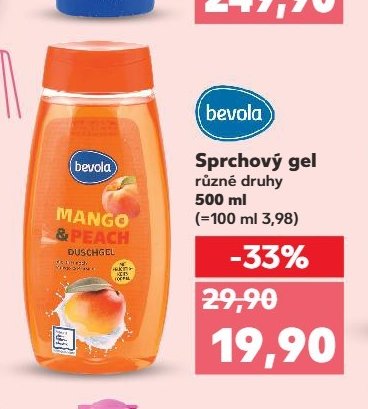 bevolo Sprchový gel různé druhy 500 ml