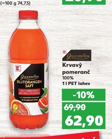 Gold Edition Krvavý pomeranč 100%