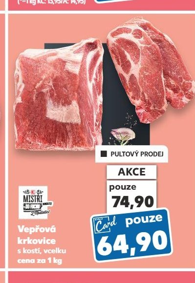 Vepřová krkovice s kostí