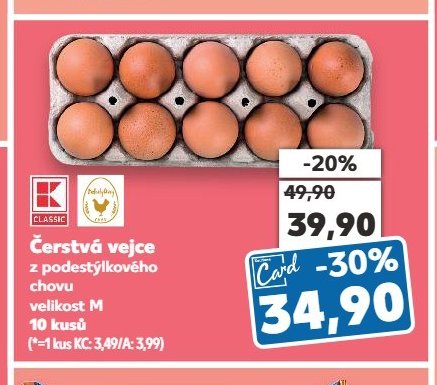 Čerstvá vejce z podestýlkového chovu