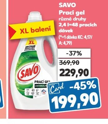 SAVO Prací gel