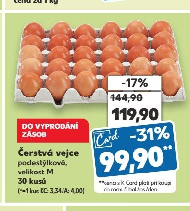 Čerstvá vejce