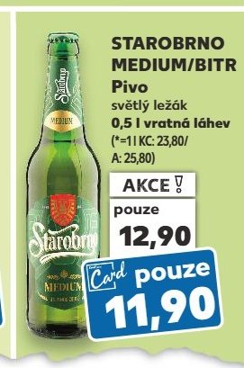 STAROBRNO MEDIUM/BITR Pivo