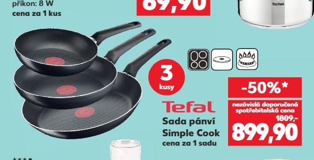 Tefal Sada pánví Simple Cook