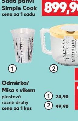 Odměrka/Mísa s víkem