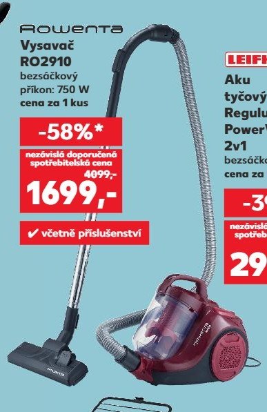 Rowenta Vysavač RO2910