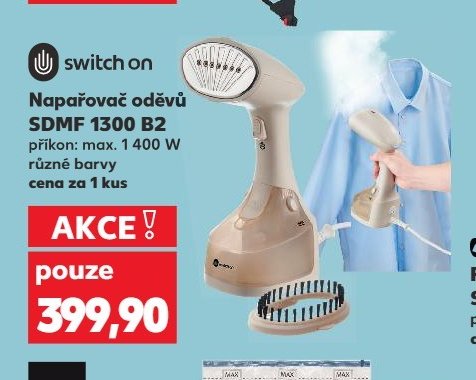 Switch on Napařovač oděvů SDMF 1300 B2