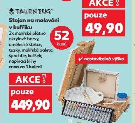 Stojan na malování v kufříku