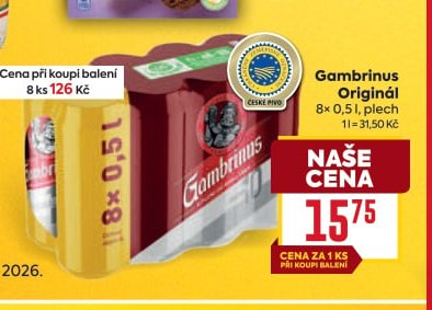 Gambrinus Originál