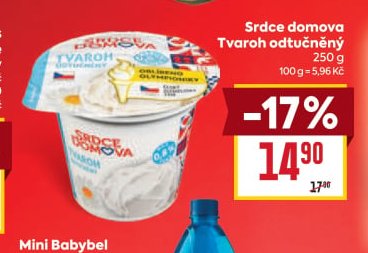 Srdce domova Tvaroh odtučněný