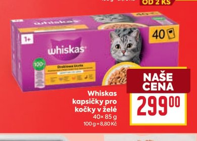 Whiskas kapsičky pro kočky v želé