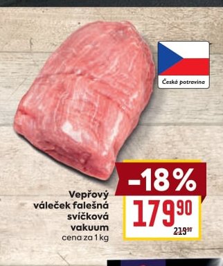 Vepřový váleček falešná svíčková vakuum