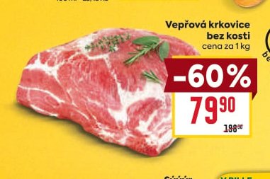 Vepřová krkovice bez kosti