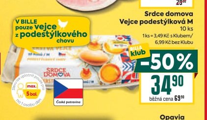 Srdce domova Vejce podestýlková M