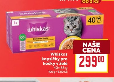 Whiskas kapsičky pro kočky v želé