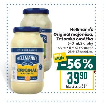 Hellmann's Originál majonéza, Tatarská omáčka