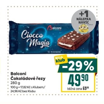 Balconi Čokoládové řezy