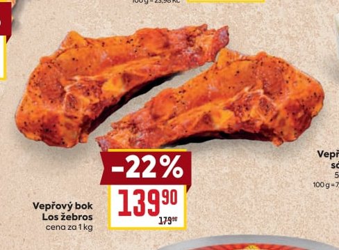 Vepřový bok Los žebros