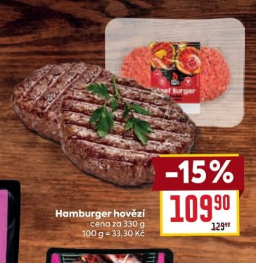 Hamburger hovězí