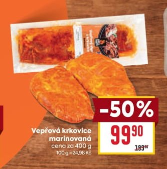 Vepřová krkovice marinovaná