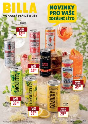 akční leták BILLA 1.7.2026-29.9.2026