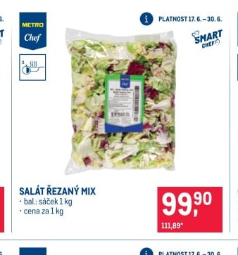 SALÁT ŘEZANÝ MIX