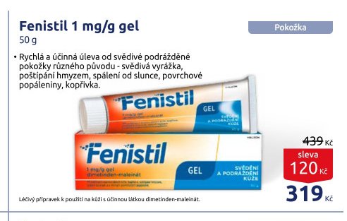 Fenistil 1 mg/g gel 50 g