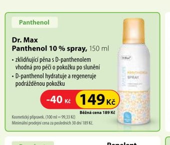 Dr. Max Panthenol 10 % spray, 150 ml