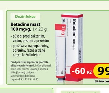 Betadine mast 100 mg/g