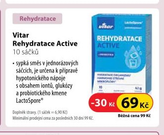 Vitar Rehydratace Active 10 sáčků