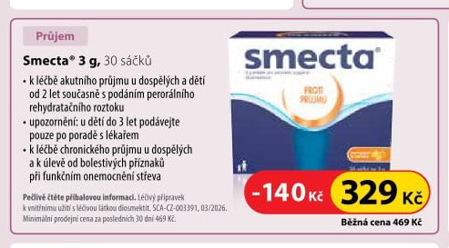 Smecta 3 g, 30 sáčků