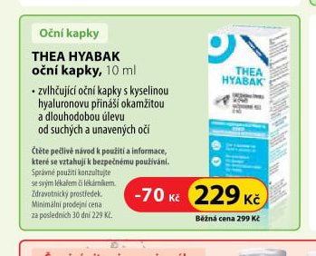THEA HYABAK oční kapky, 10 ml