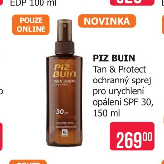 PIZ BUIN Tan & Protect ochranný sprej pro urychlení opálení SPF 30, 150 ml