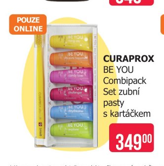 CURAPROX BE YOU Combipack Set zubní pasty s kartáčkem