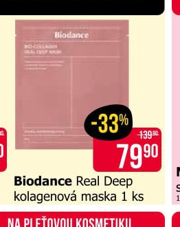 Biodance Real Deep kolagenová maska 1 ks
