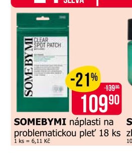 SOMEBYMI náplasti na problematickou pleť 18 ks
