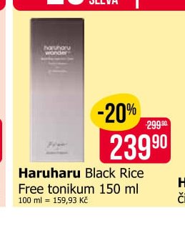 Haruharu Black Rice Free tonikum 150 ml