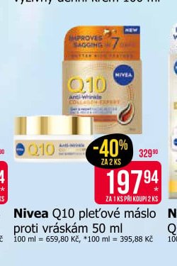 Nivea Q10 pleťové máslo proti vráskám 50 ml