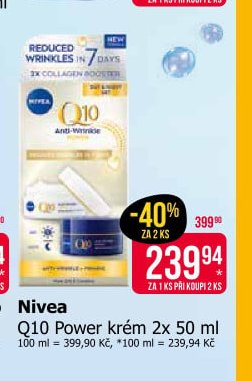 Nivea Q10 Power krém 2x 50 ml