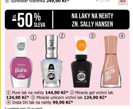Sally Hansen Pure lak na nehty