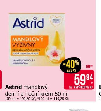 Astrid mandlový denní a noční krém 50 ml