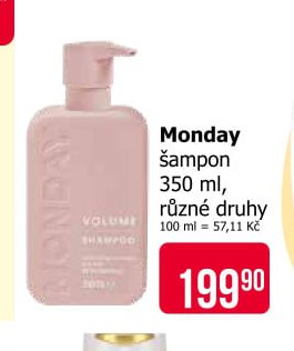 Monday šampon 350 ml, různé druhy