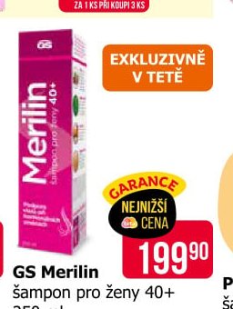 GS Merilin šampon pro ženy 40+ 250 ml