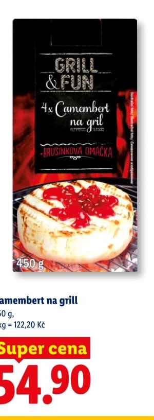 Camembert na gril