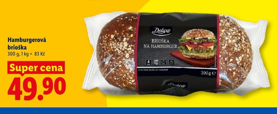 Hamburgerová brioška