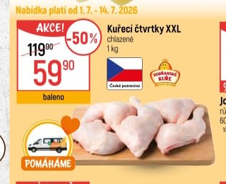 Kuřecí čtvrtky XXL