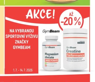 GymBeam sportovní výživa