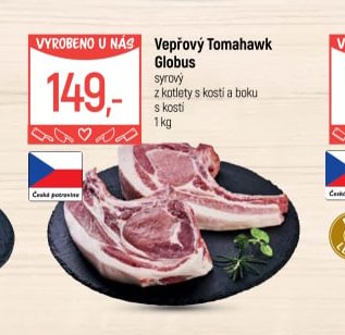Vepřový Tomahawk Globus