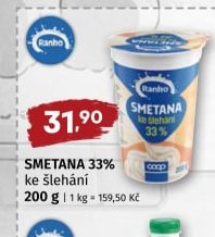 SMETANA 33% ke šlehání